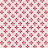 Dollhouse Miniature 1/2In Scale Wallpaper: Tulip Tile, Red